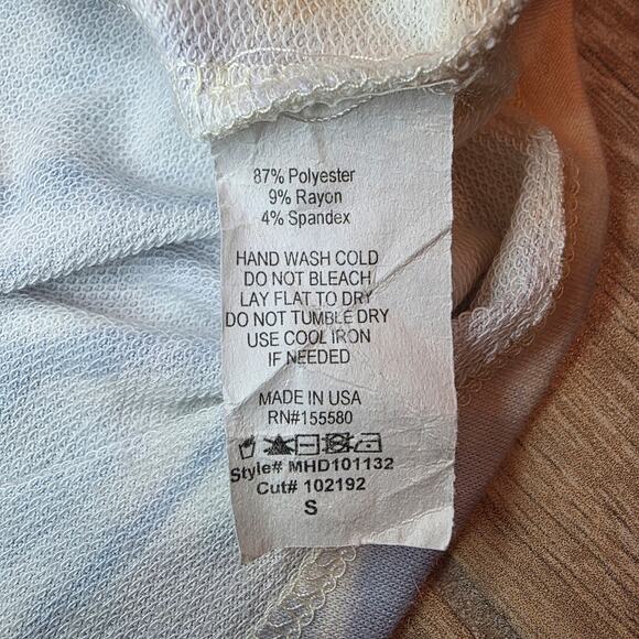 FP Movement Tie Dye Cropped Hoodie Sweatshirt Oversized Women Small - Picture 9 of 9